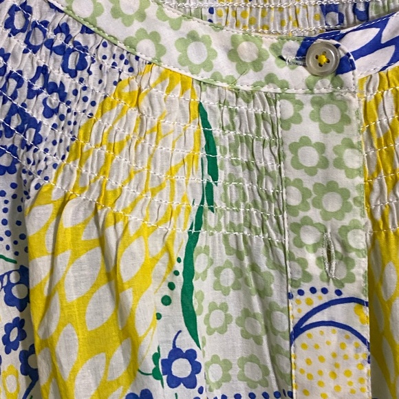 NWT TALBOTS PAISLEY/ FLORAL 💯 COTTON BUTTON DOWN TOP SIZE 2X - Picture 11 of 12